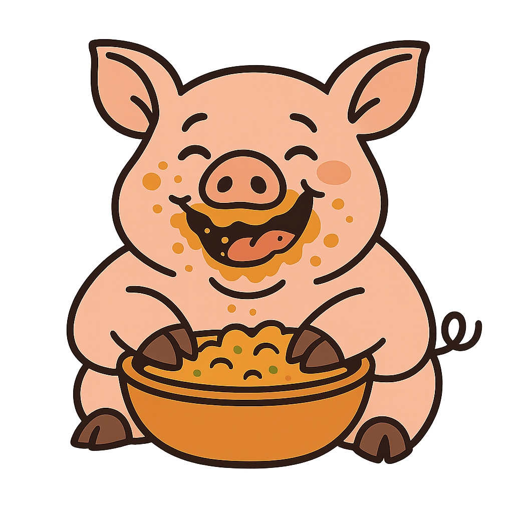 Manger comme un cochon