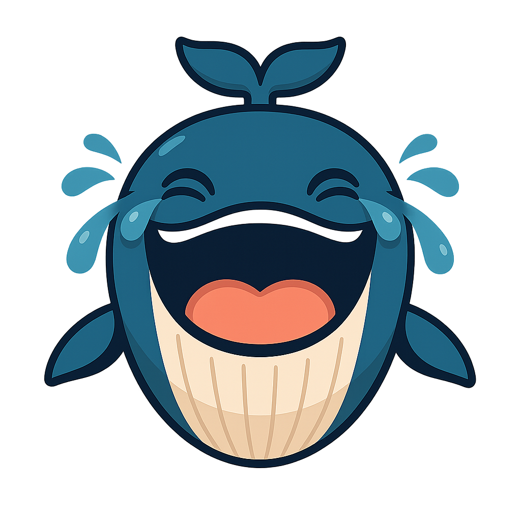 Rire comme une baleine