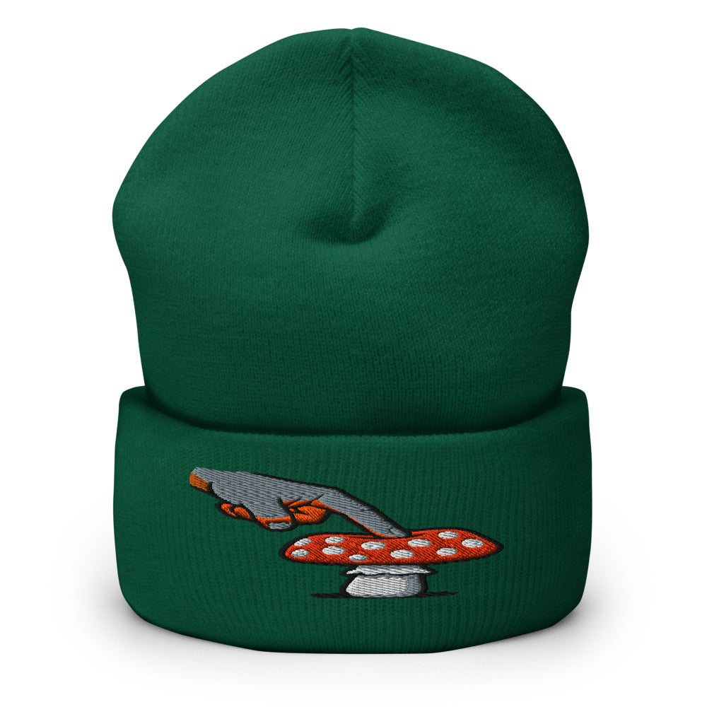 Appuyer sur le champignon - bonnet