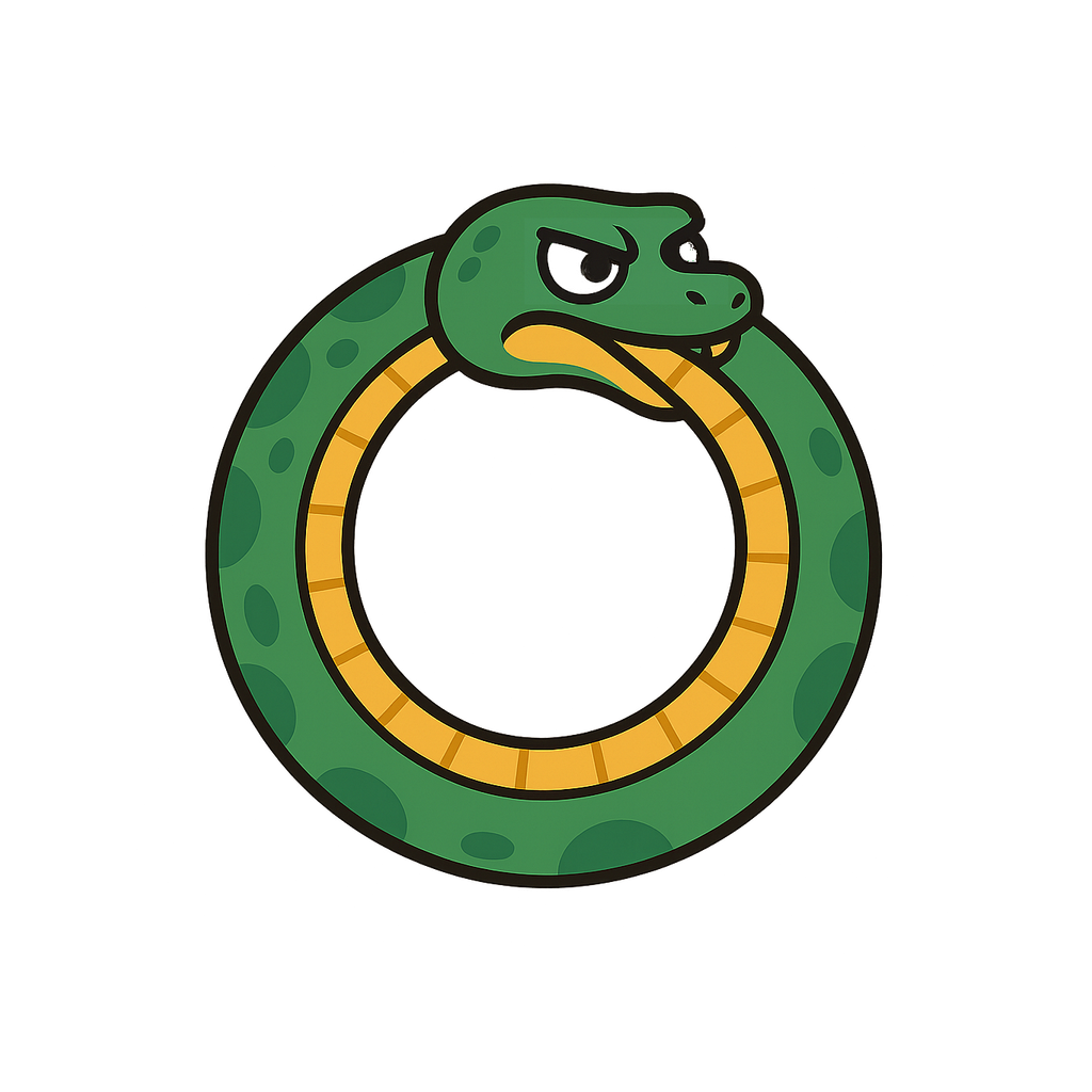 Serpent qui se mord la queue