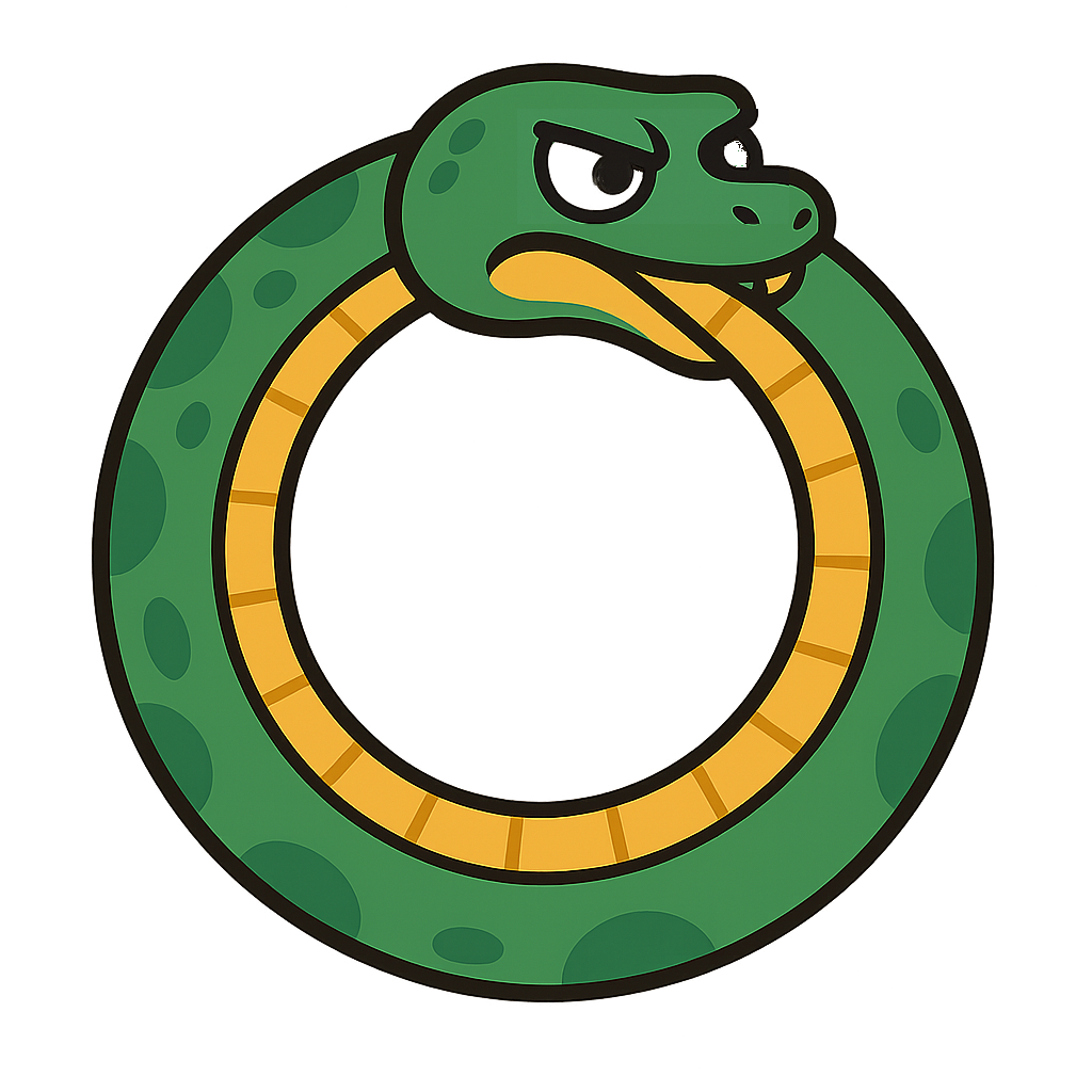 Serpent qui se mord la queue